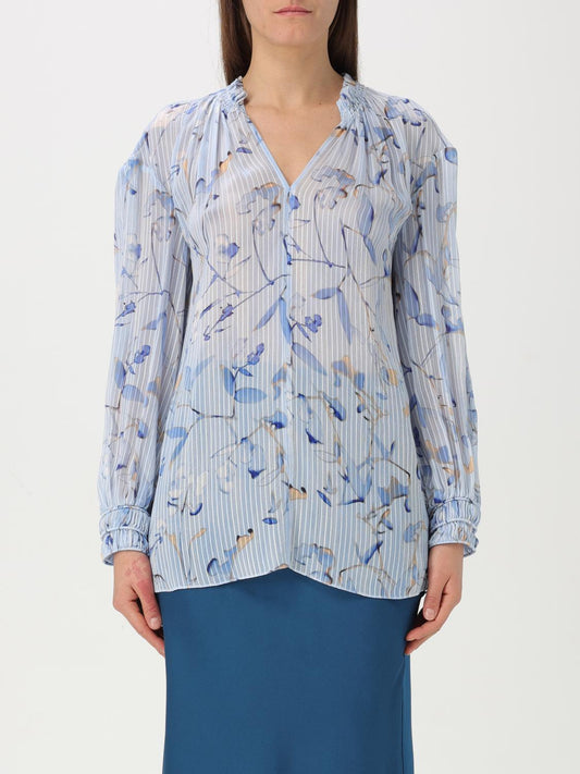 Boss Top Woman Gnawed Blue
