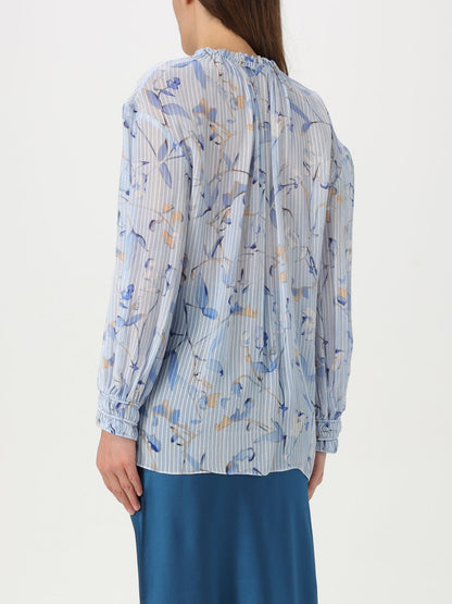 Boss Top Woman Gnawed Blue