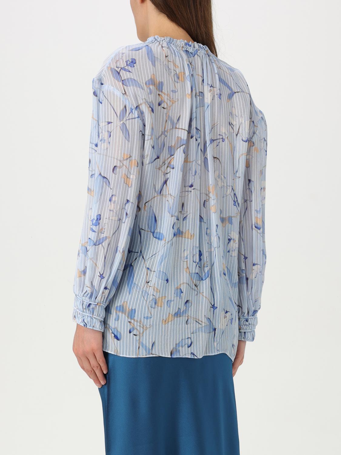 Boss Top Woman Gnawed Blue