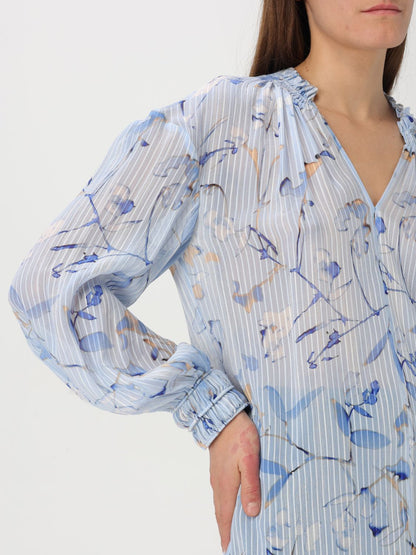 Boss Top Woman Gnawed Blue