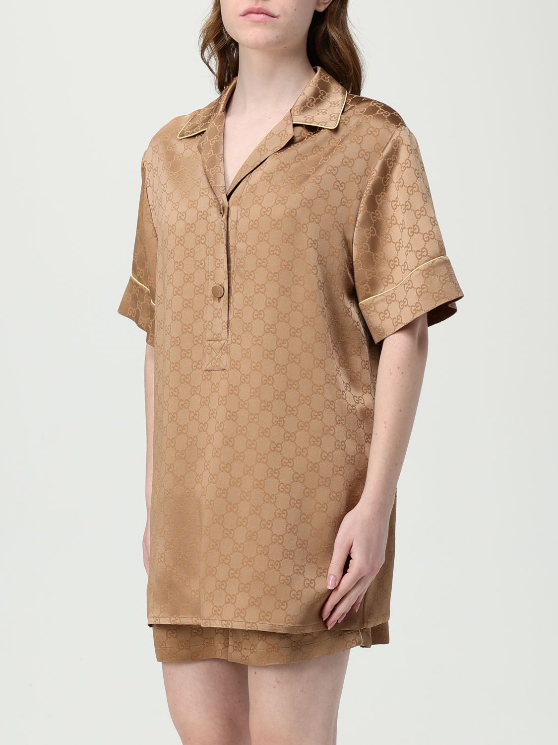 Gucci Shirt Woman Brown
