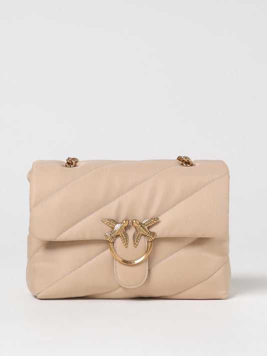 Pinko Shoulder Bag Woman Beige