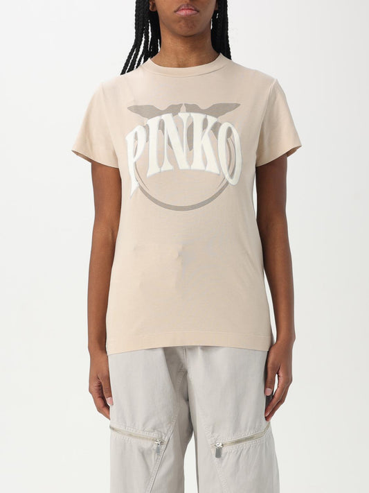 Pinko T Shirt Woman Beige