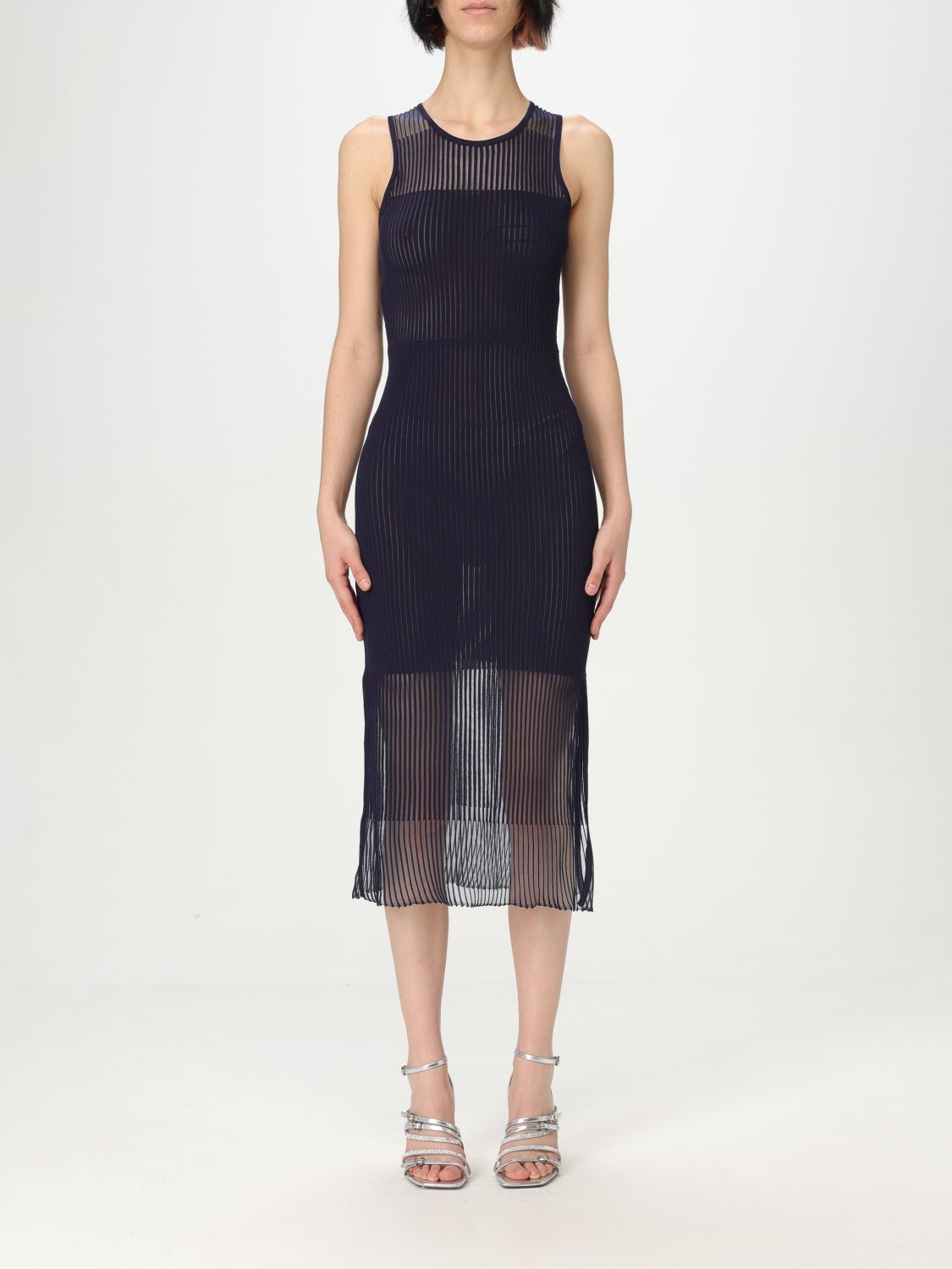 Pinko Dress Woman Blue