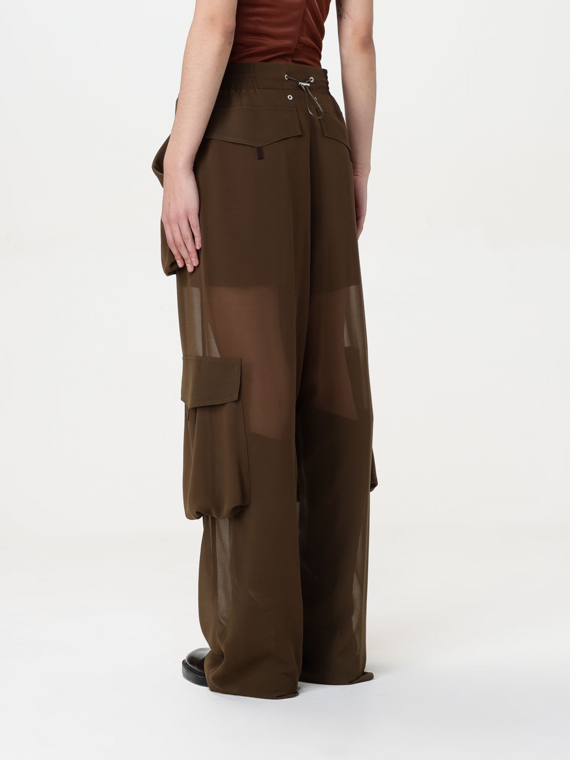 Pinko Pants Woman Green