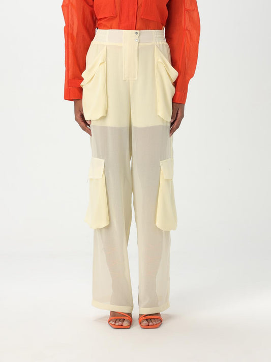 Pinko Pants Woman Beige