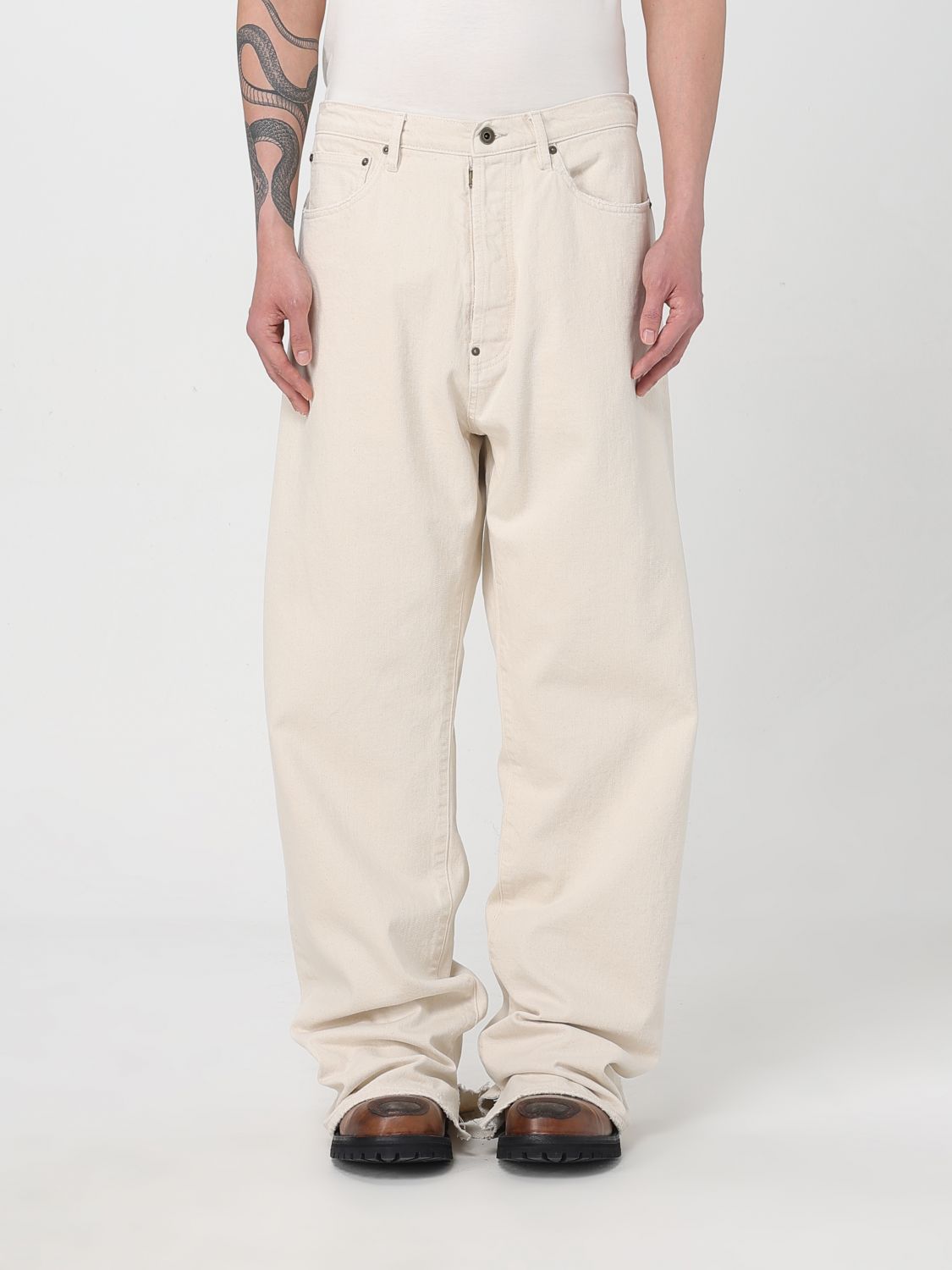 Maison Margiela Jeans Men Ecru