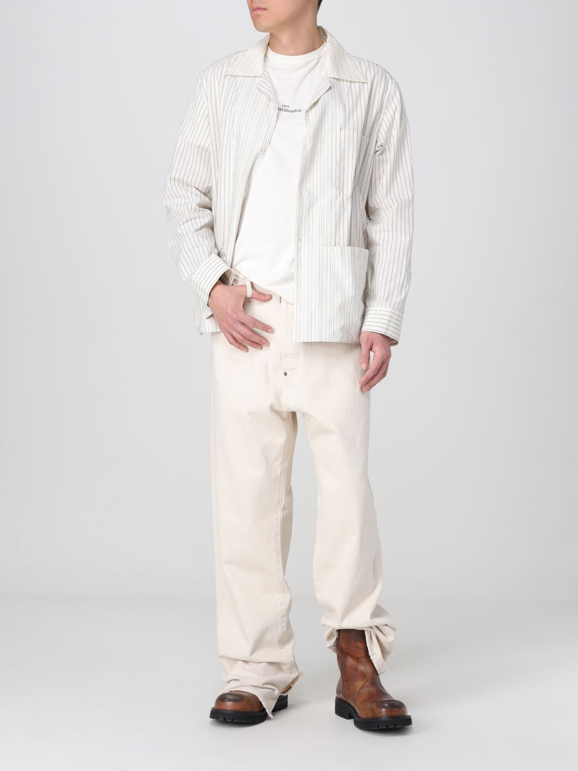 Maison Margiela Jeans Men Ecru