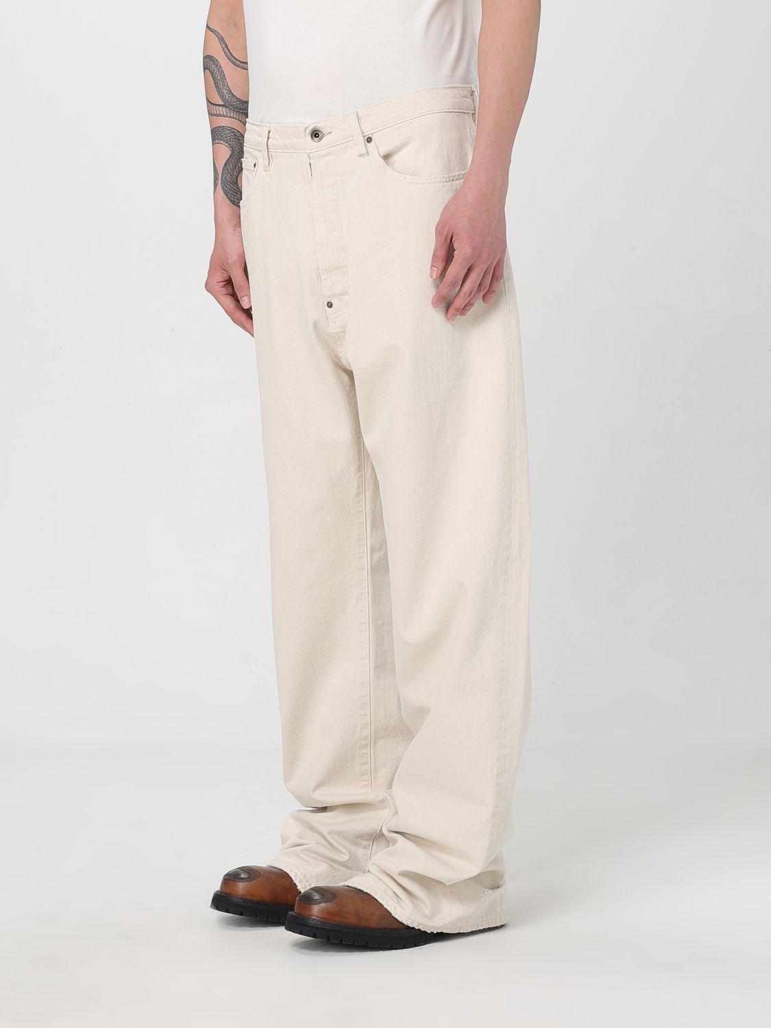 Maison Margiela Jeans Men Ecru