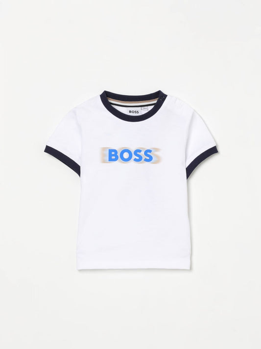 Boss T Shirt Kids Marine