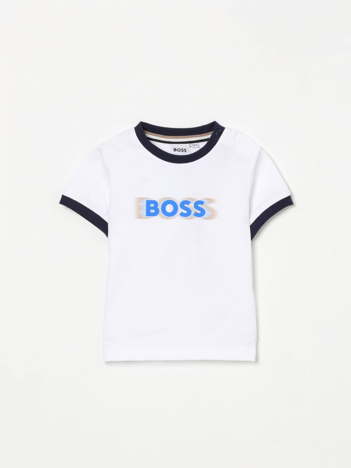 Boss T Shirt Kids Marine
