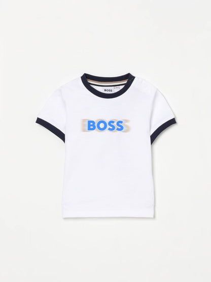 Boss T Shirt Kids Marine