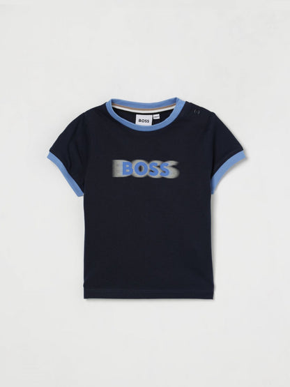 Boss T Shirt Kids Marine