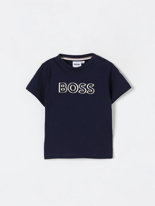 Boss T Shirt Kids Blue