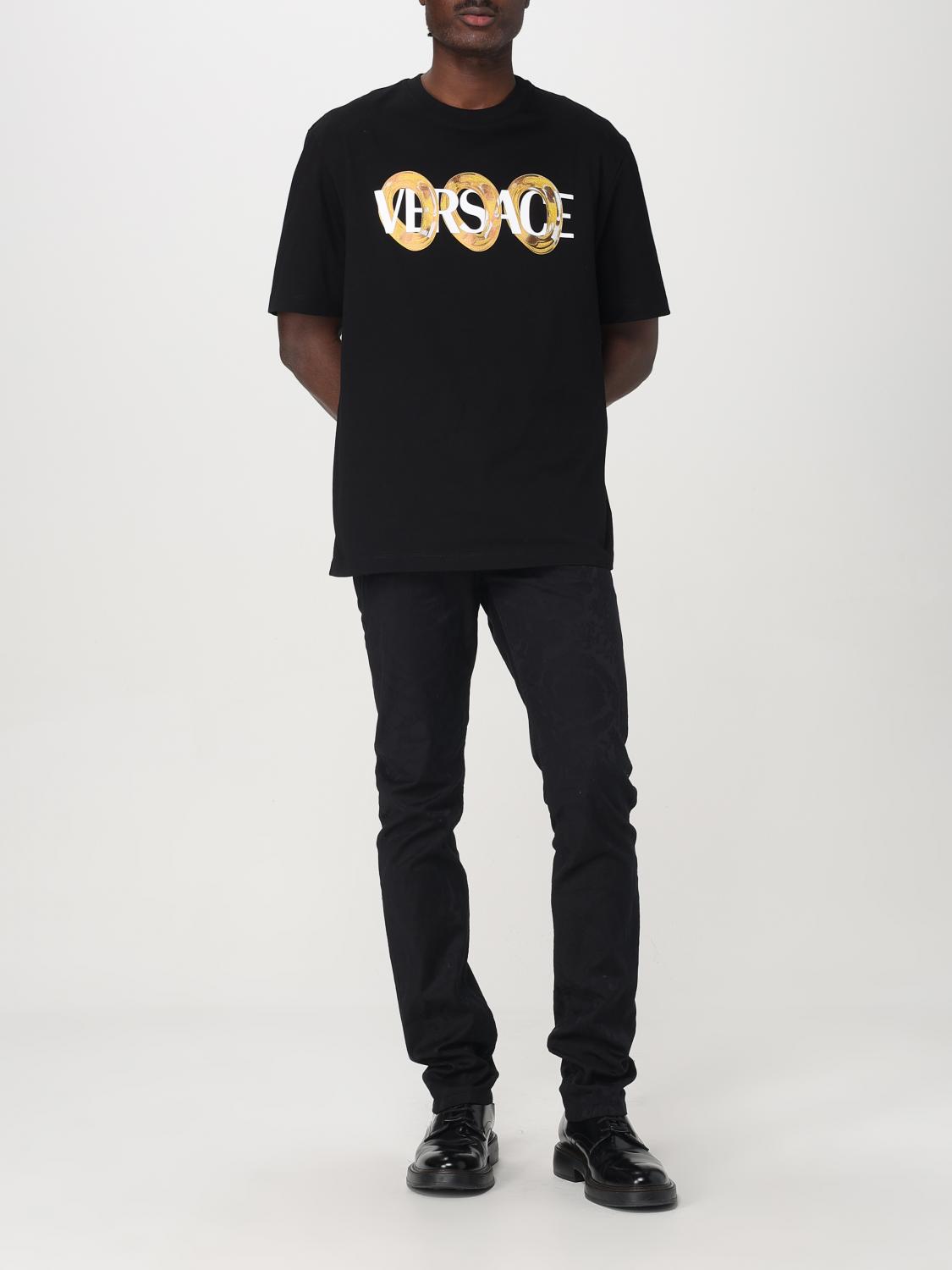 Versace T Shirt Men Black