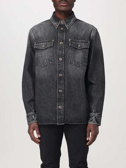 Versace Shirt Men Grey