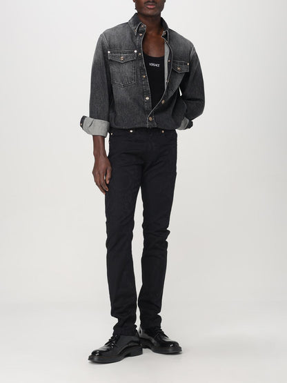 Versace Shirt Men Grey