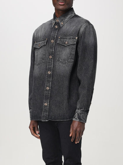 Versace Shirt Men Grey