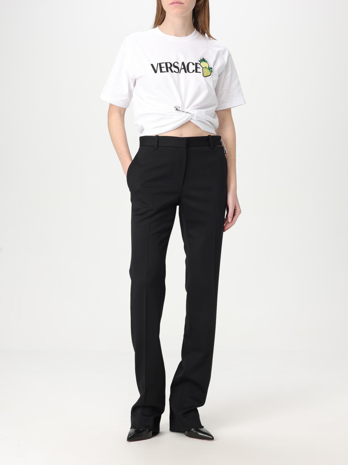 Versace Pants Woman Black