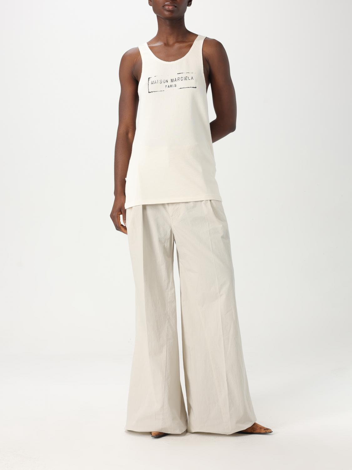 Maison Margiela Top Woman Beige