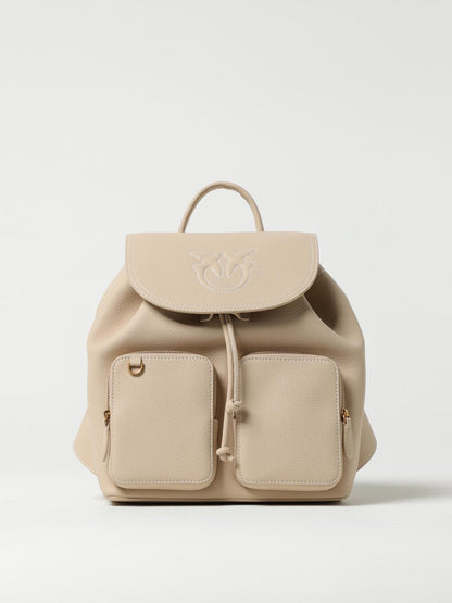 Pinko Backpack Woman Beige