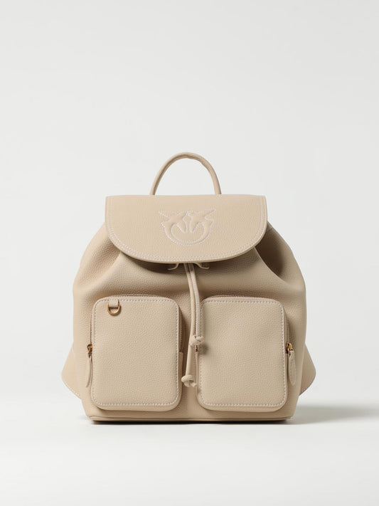 Pinko Backpack Woman Beige