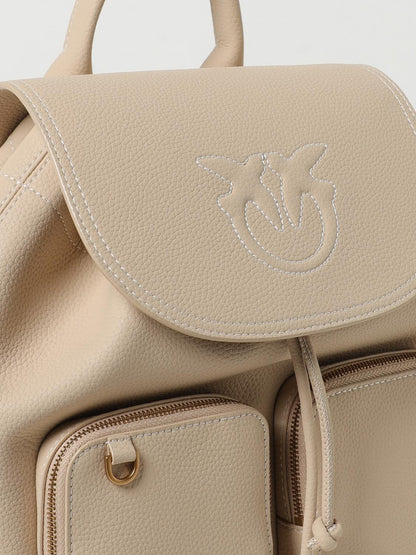 Pinko Backpack Woman Beige