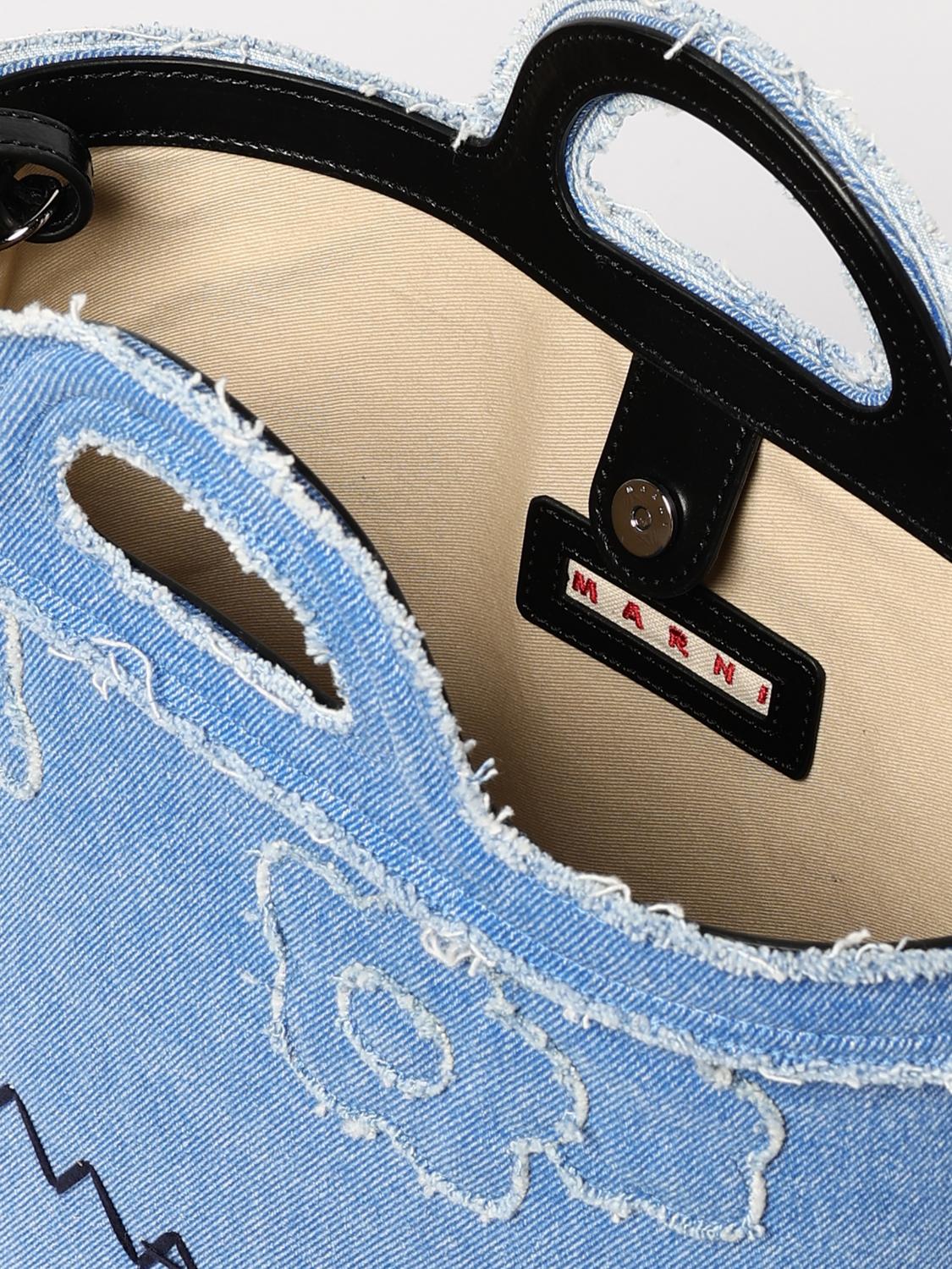 Marni Tote Bags Woman Blue