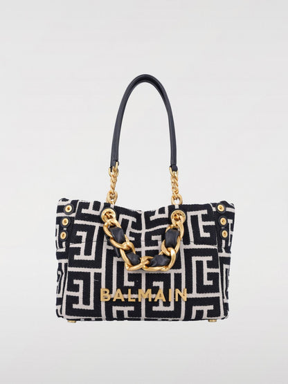 Balmain Tote Bags Woman Black