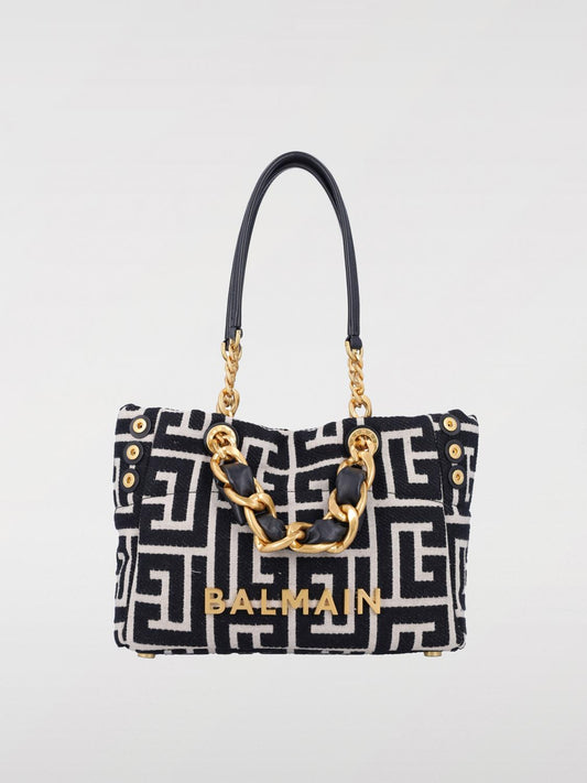Balmain Tote Bags Woman Black