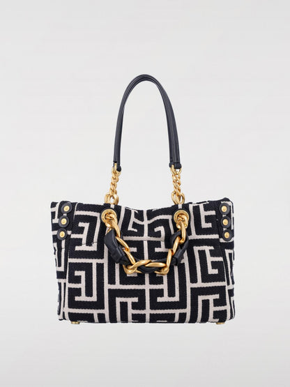 Balmain Tote Bags Woman Black