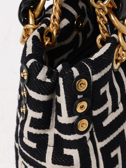 Balmain Tote Bags Woman Black