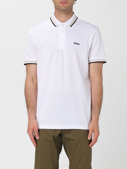 Boss Polo Shirt Men Beige