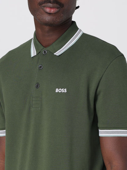 Boss Polo Shirt Men Beige