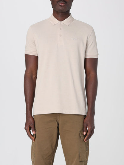 Boss Polo Shirt Men Beige