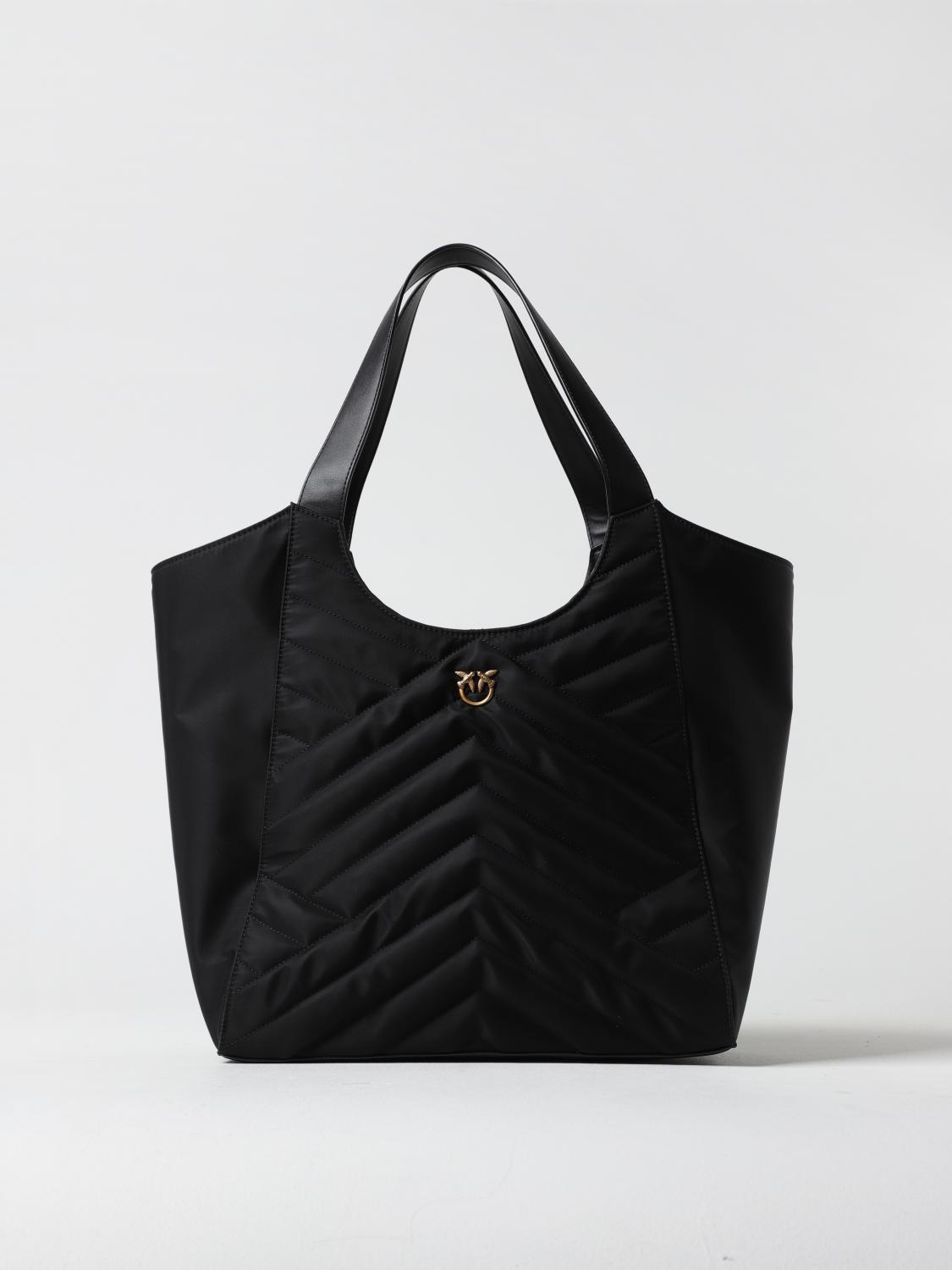 Pinko Tote Bags Woman Beige
