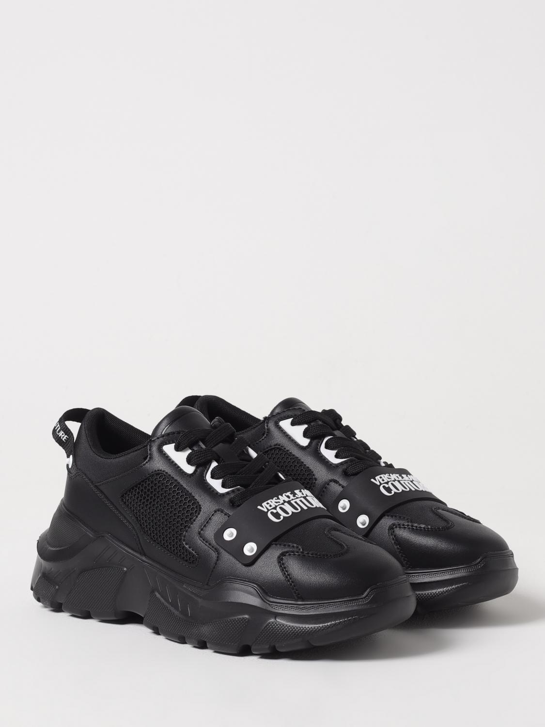 スニーカー VERSACE JEANS COUTURE Men Sneakers Black 78YA3SC4ZSC55 899 Versace Jeans Couture Black Sneakers | italist