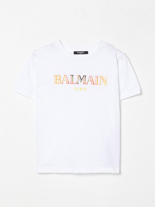 Balmain T Shirt Kids White