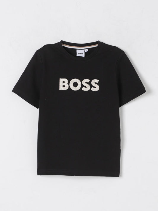Boss T Shirt Kids Black