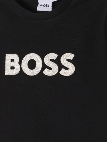 Boss T Shirt Kids Black