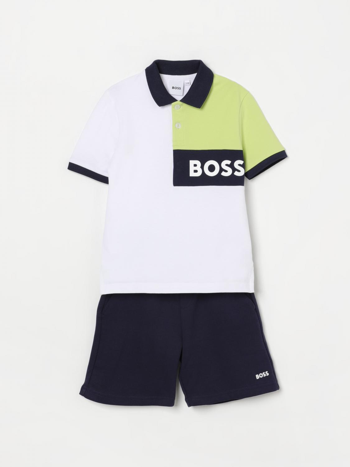 Boss Clothing Set Kids White