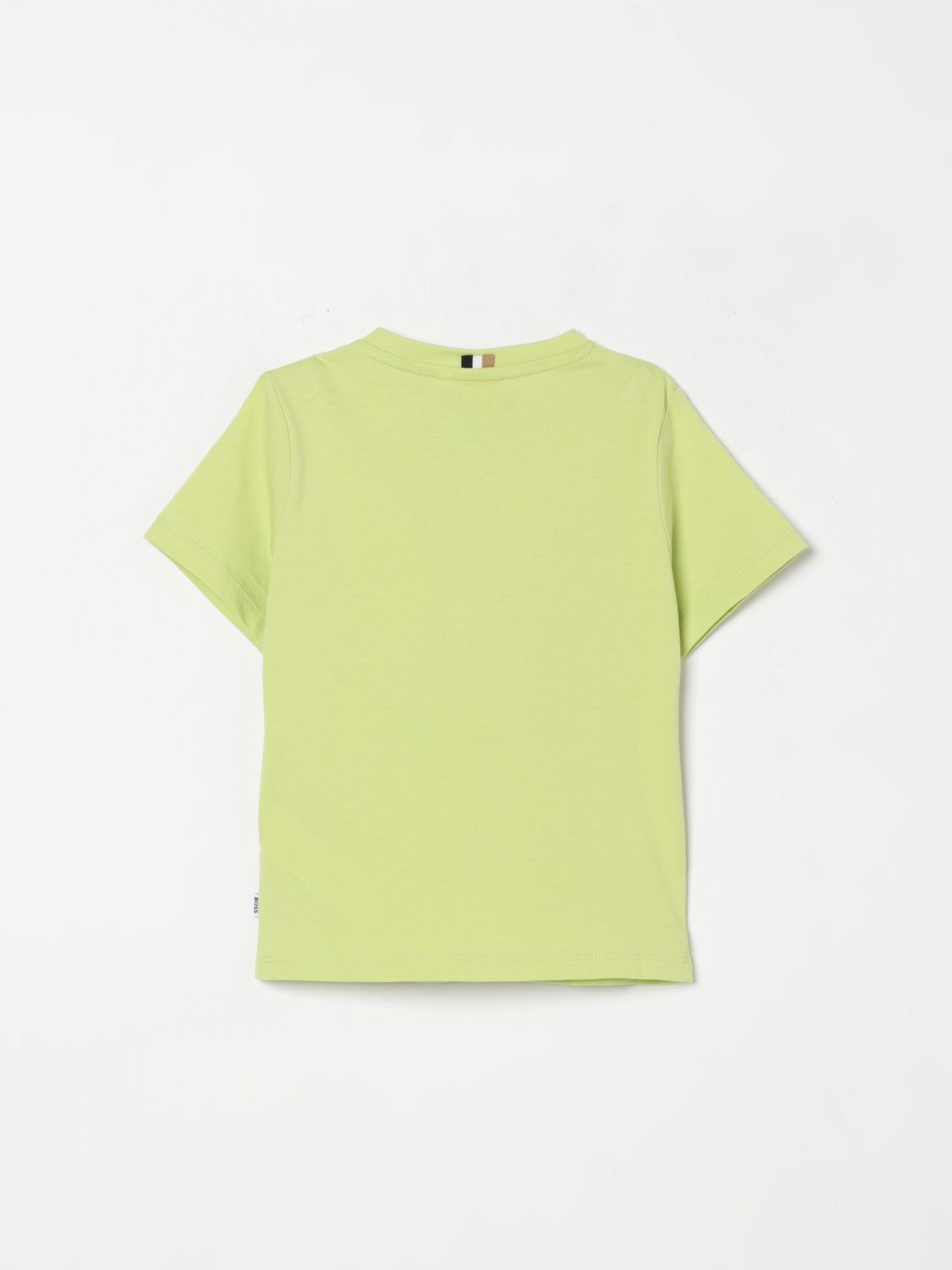 Boss T Shirt Kids Lime