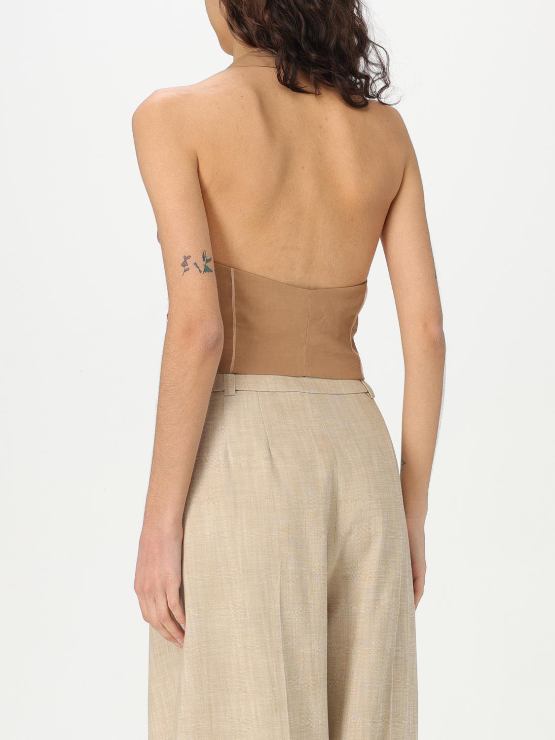 Pinko Waistcoat Woman Brown