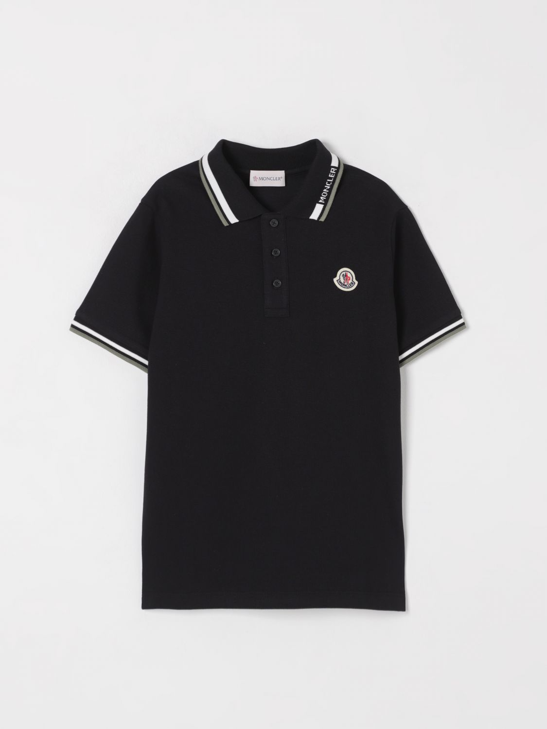 Moncler Polo Shirt Kids Black
