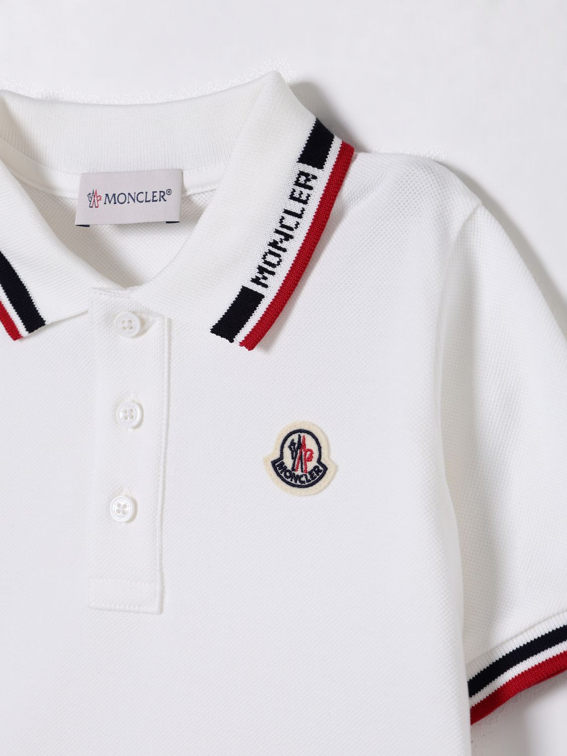 Moncler Polo Shirt Kids Beige