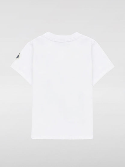 Moncler T Shirt Kids Yellow Cream