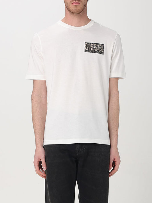 Diesel T Shirt Men Stone Washed