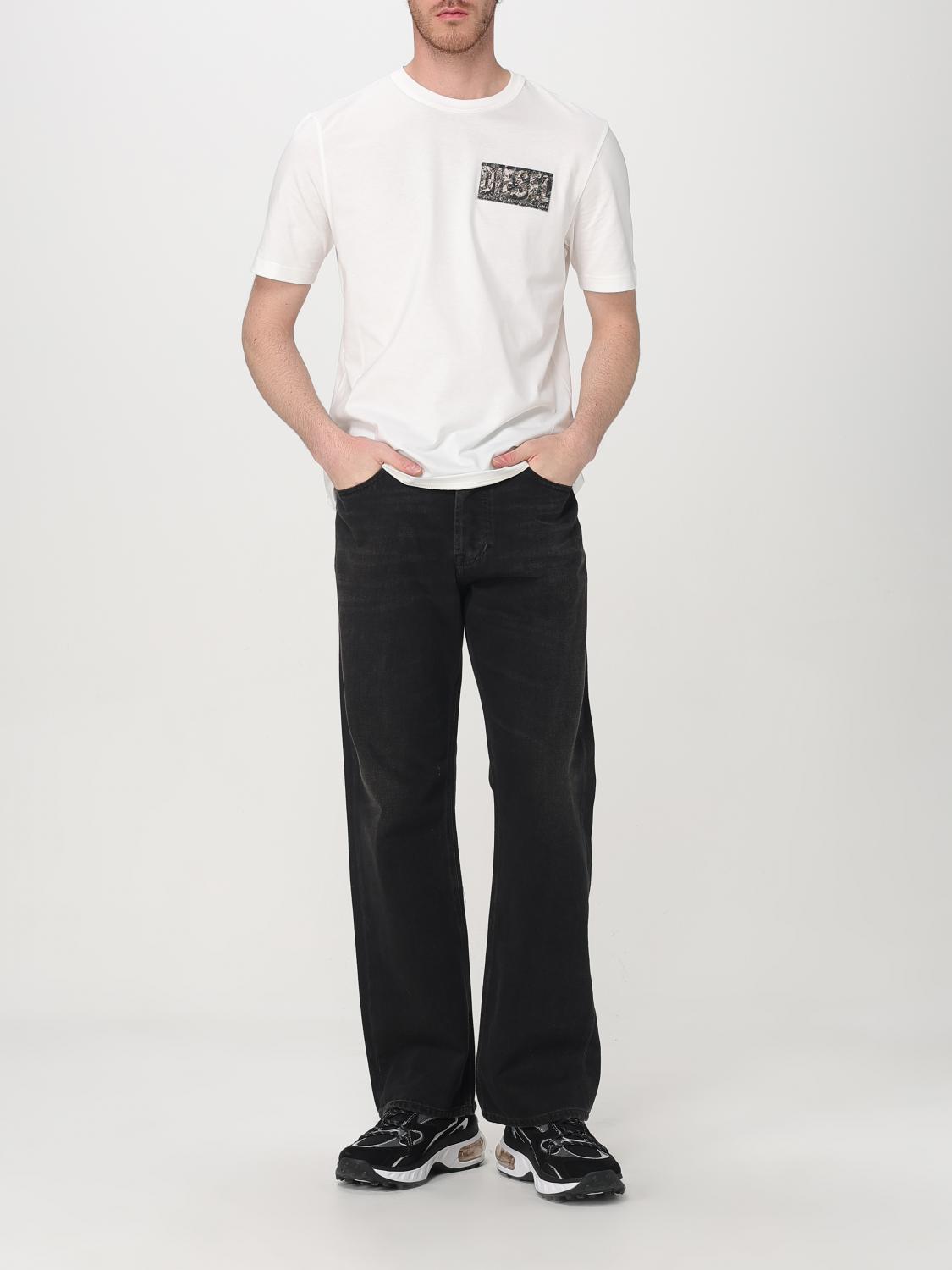 Diesel T Shirt Men Stone Washed