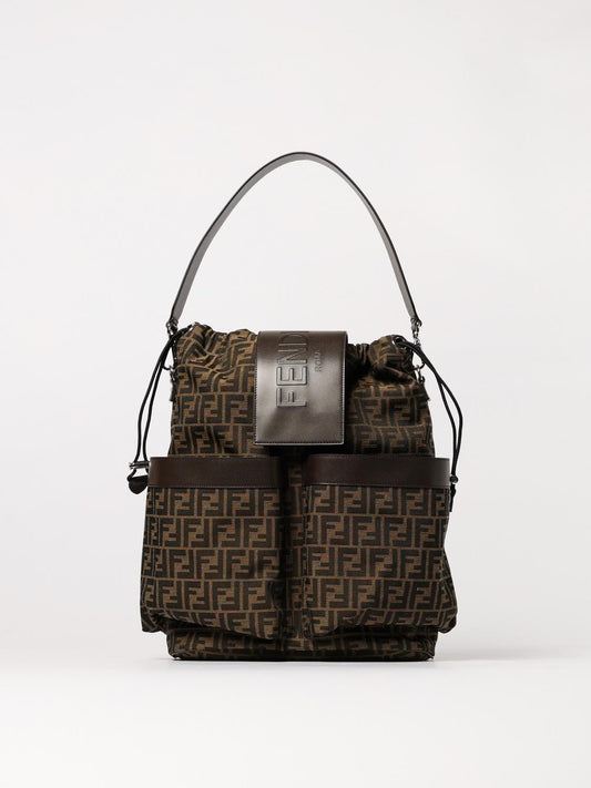 Fendi Backpack Men Brown