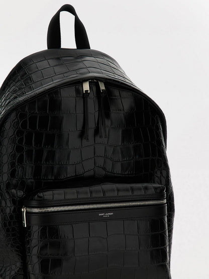 Saint Laurent Backpack Men Black